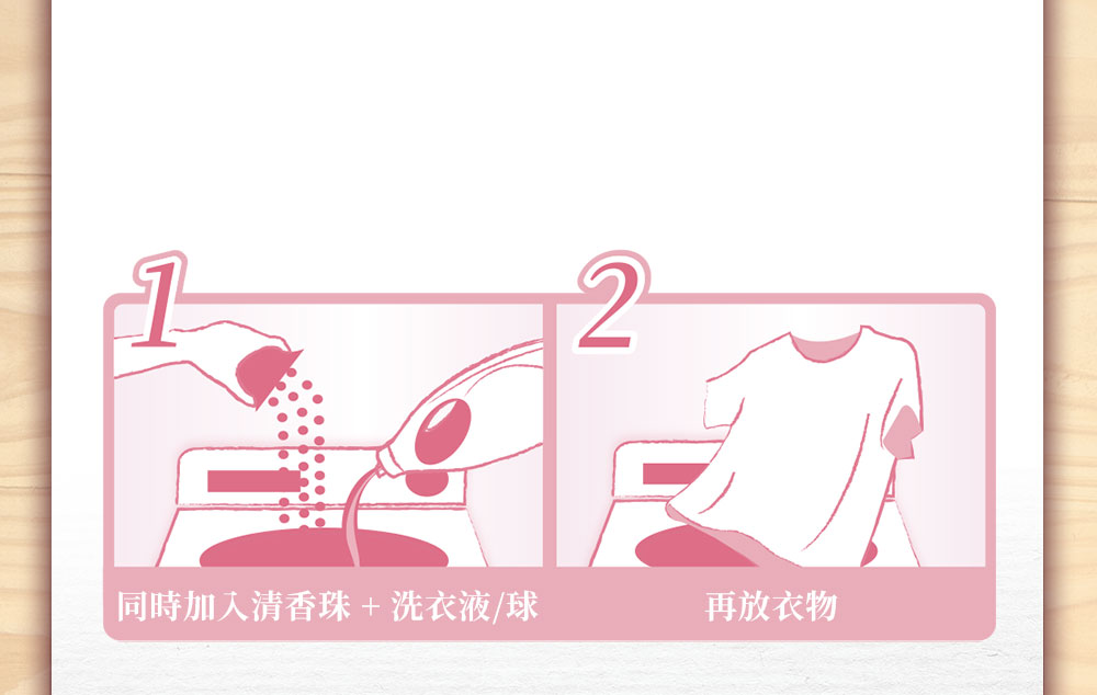 輕鬆打造剛好的衣香 背景